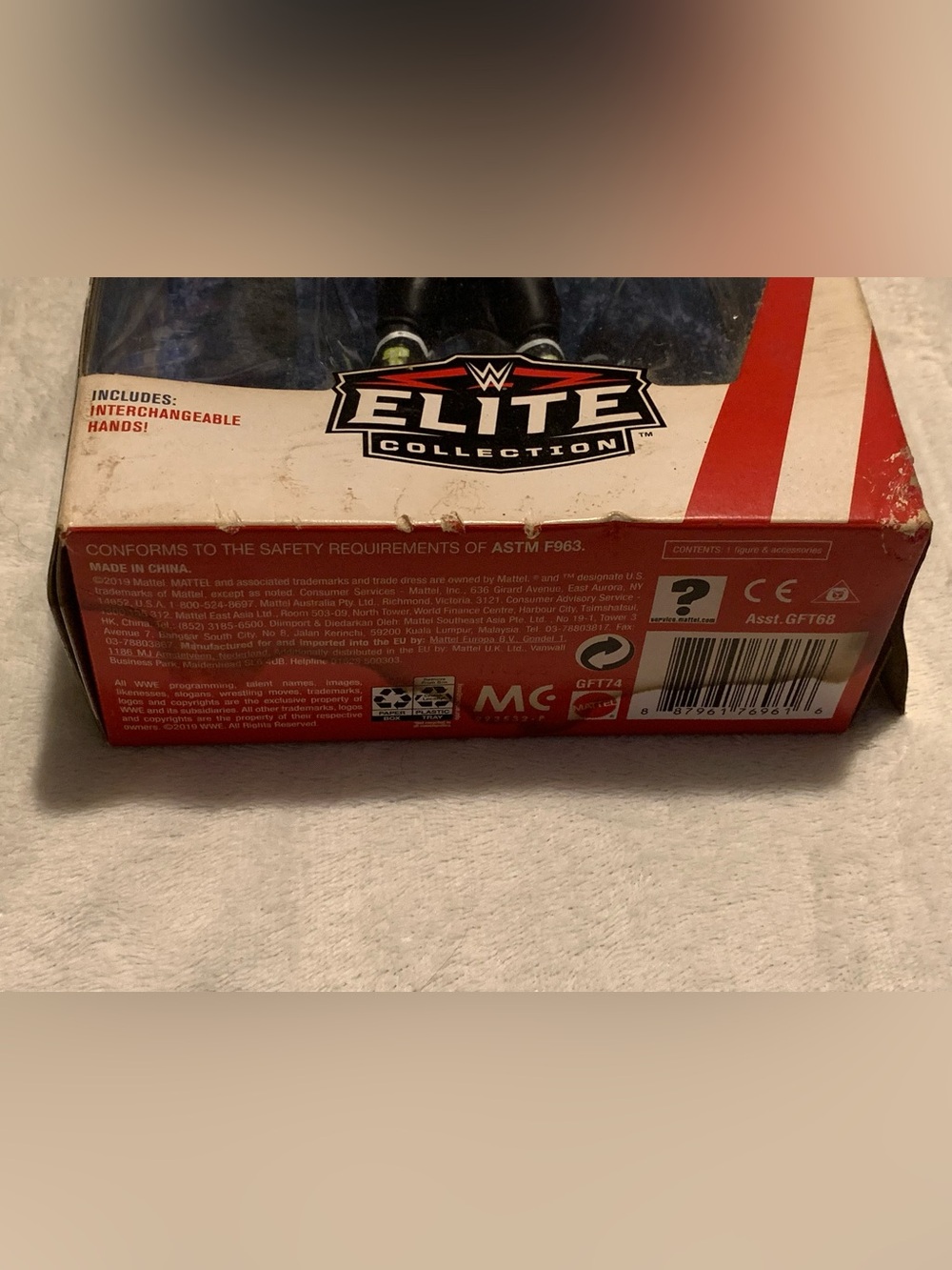 AJ Styles WWE Elite Action Figure in Box. Never Opened but Box Damaged - Picture 6 of 6